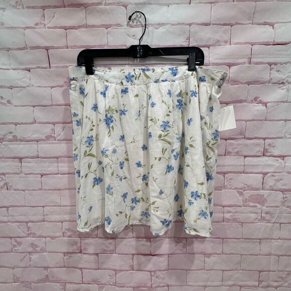 Abound skirt floral cotton size XL - Picture 1 of 7